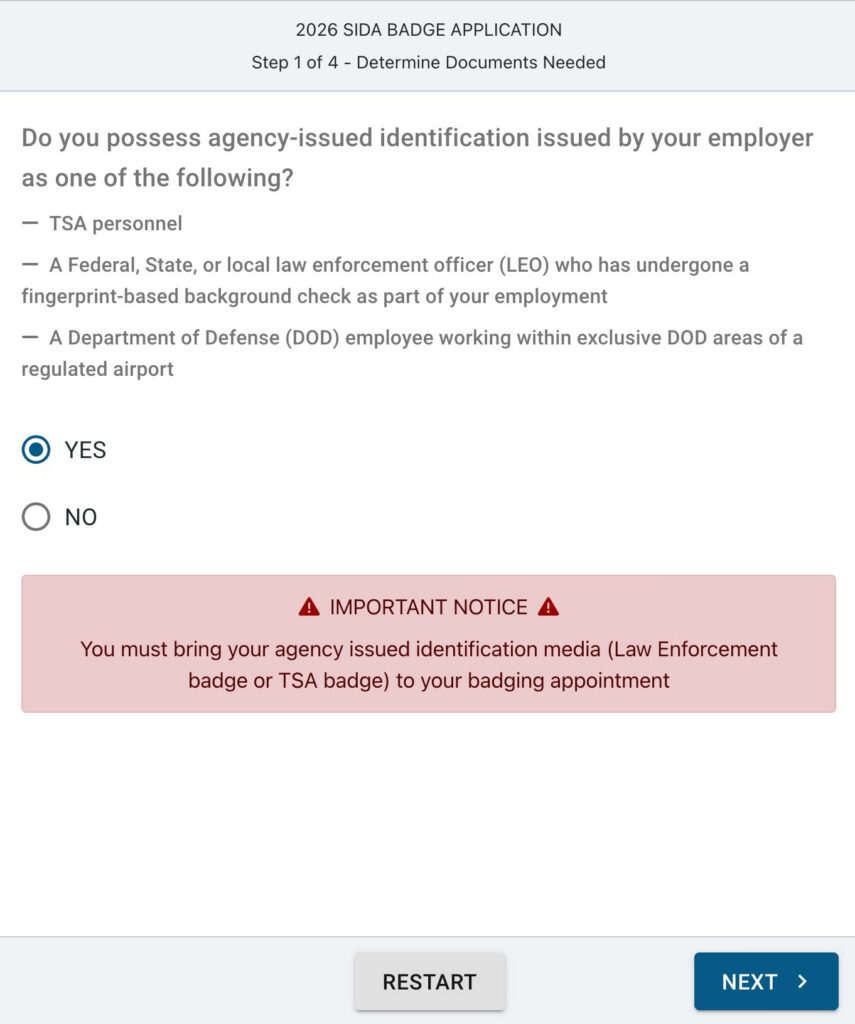 Determine documents needed