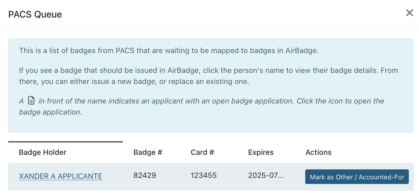 pacs queue